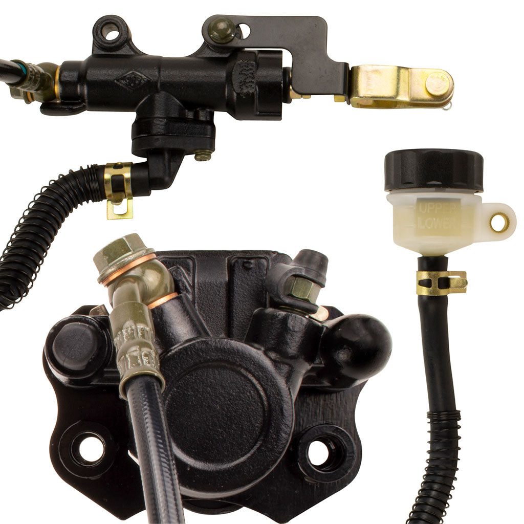 Rear GoKart Disc Brake Caliper & Master Cylinder Assembly Coleman C