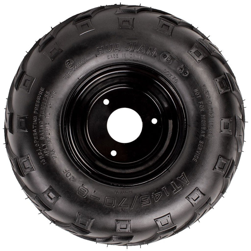 Load image into Gallery viewer, 14.5_70-6_Chinese_Tire_Rim_Wheel_Assembly_-_3_Bolt_-_8mm_-_Left_-_Tao_Tao_b.jpg
