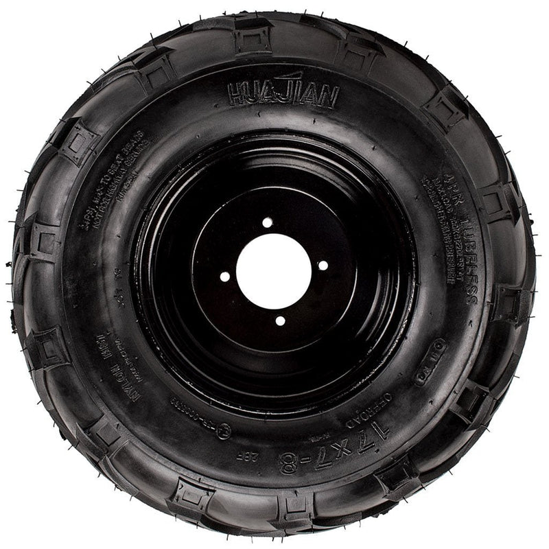 Load image into Gallery viewer, 17x7-8_Chinese_Tire_Rim_Wheel_Assembly_-_4_Bolt_-_8mm_-_Right_-_Tao_Tao_b.jpg
