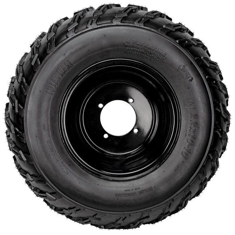Load image into Gallery viewer, 22x10-10_Chinese_Tire_Rim_Wheel_Assembly_-_4_Bolt_-_10mm_-_Left_-_Tao_Tao_b.jpg
