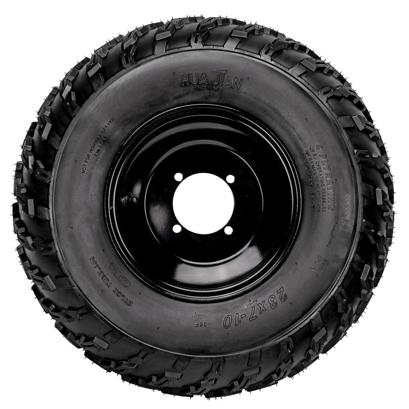 Load image into Gallery viewer, 23x7-10_Chinese_Tire_Rim_Wheel_Assembly_-_4_Bolt_-_10mm_-_Right_-_Tao_Tao_b.jpg
